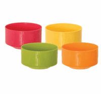 Plastic Round Design Bowl- Arranger Series- Select Size