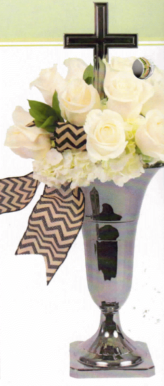 French Footed vase- Case of 12 - Image 2