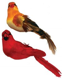 3" Artificial Cardinal- Box of 2 Doz, B66528<br><br>Available February, 2023