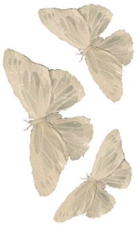 60" Artificial White Butterfly Garland- Pack Each, B66718