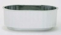 6.5" Oval Design Bowl- Plastic- CASE OF 36