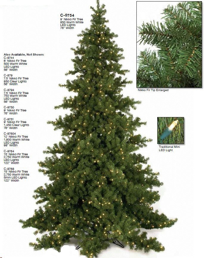 Nikko Pine Series Artificial Christmas Trees