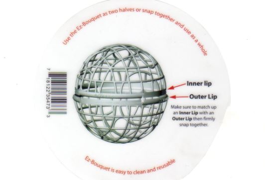 Spherical Plastic Bouquet Designing Frame- Select Item/Size - Image 2