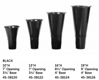 Oasis Display Cone Black Flower Cooler Buckets- Select Size
