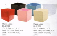 5" Plastic Cube, case of 24