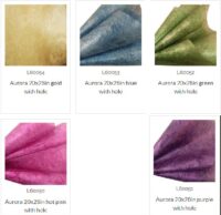 20" X 28" KoenPack Aurora Non-Woven Flower Wraps With Center Hole