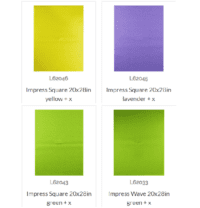 20" X 28" KoenPack Impress Square Non-Woven Flower Wraps With Center "X" Slit