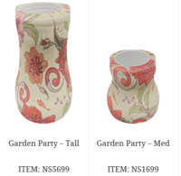 Fitz Design "Garden Party" Spill-Proof Vase Series