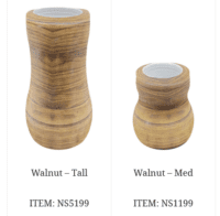 Fitz Design "Walnut" Spill-Proof Vase Series