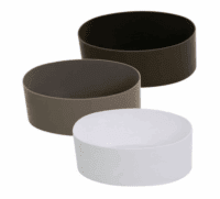 8" Wide X 3" Deep Plastic Oval Floral Design Bowl